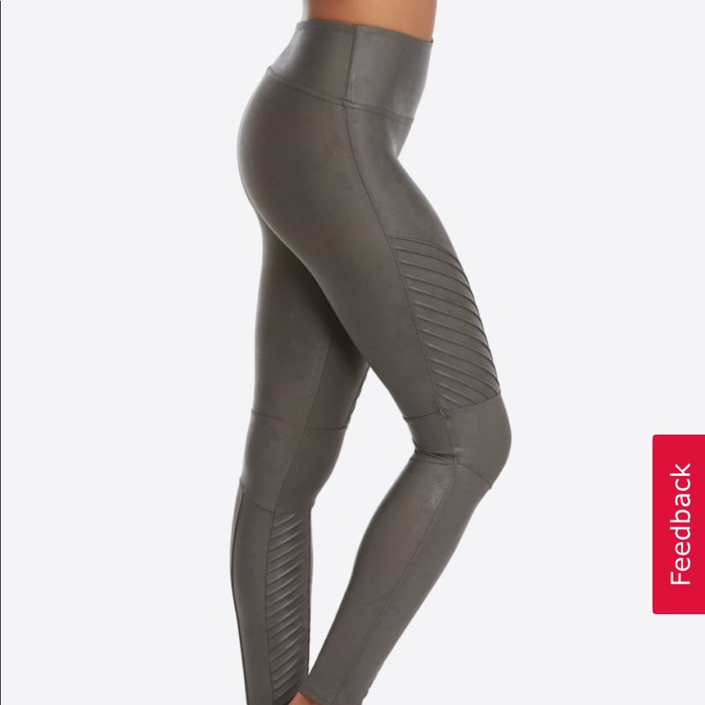 Faux Leather Moto Leggings
